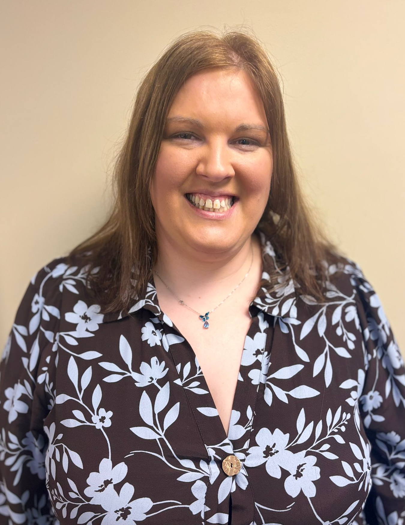 Tŷ Hapus team member in the nursery.