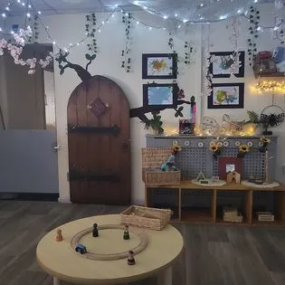 Children enjoying play at Tŷ Hapus Day Nursery